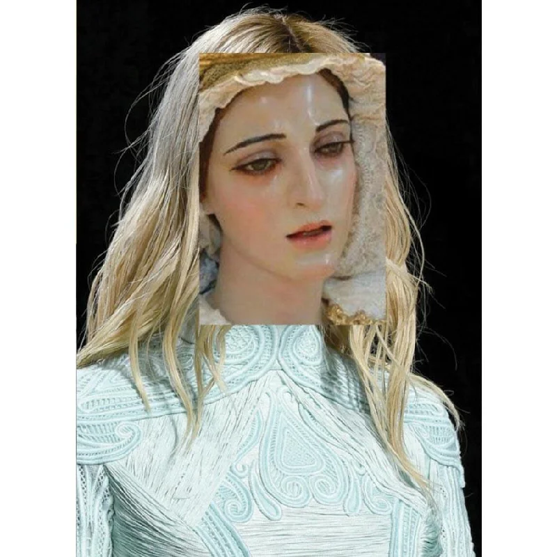 Naro Pinosa Crying Mary Postcard