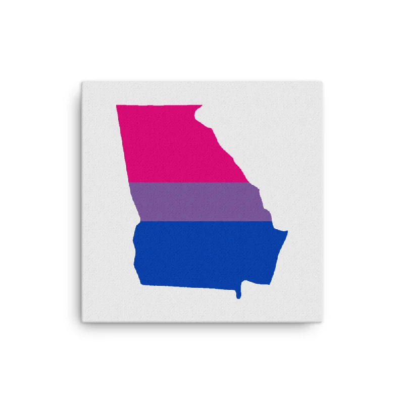 Georgia Bisexual Bi Pride Canvas Wall Art