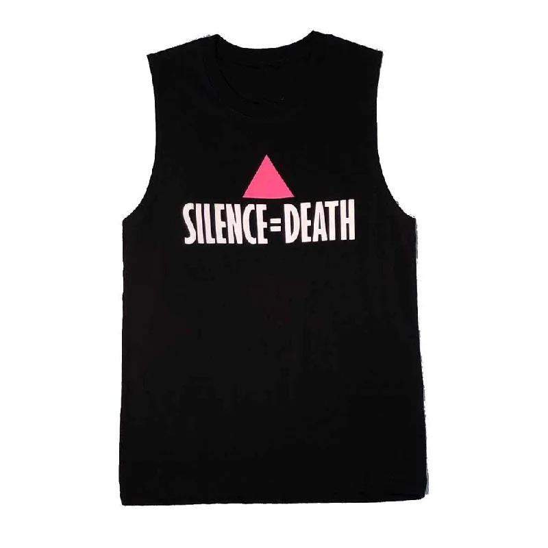 Silence = Death Sleeveless T-Shirt - Ali Forney Center