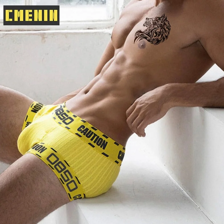OBSO Men's Low Rise Boxer Briefs Underwear