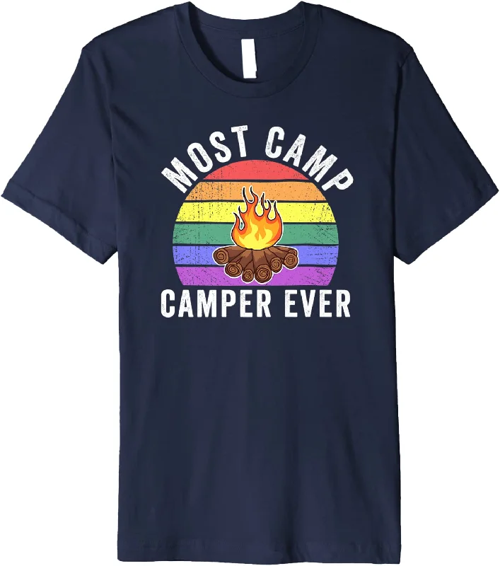 LGBT Gay Camping T Shirt, Most Camp Camper Ever, Pride Month Shirt