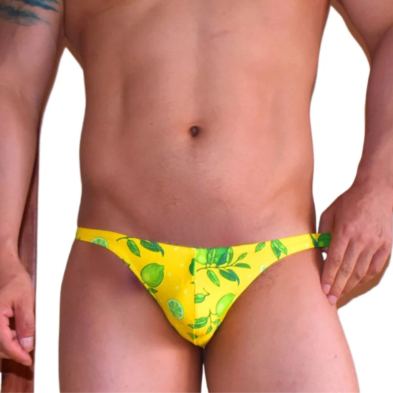 Men’s Citrus Sizzle Swim Bikini Briefs