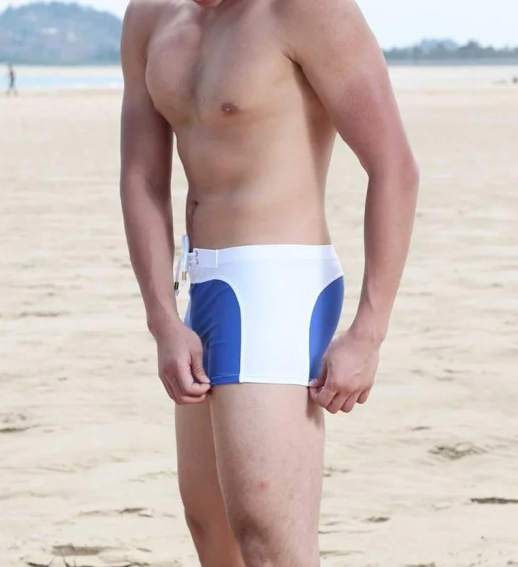 Blue + white