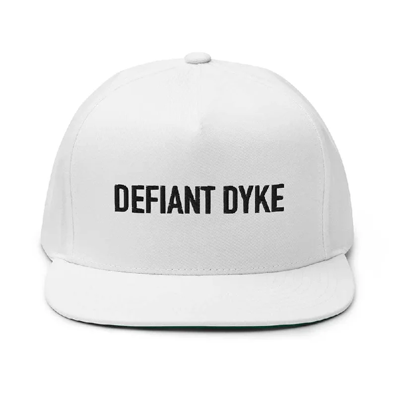 DEFIANT DYKE Flatbill 5-Panel Snapback Hat