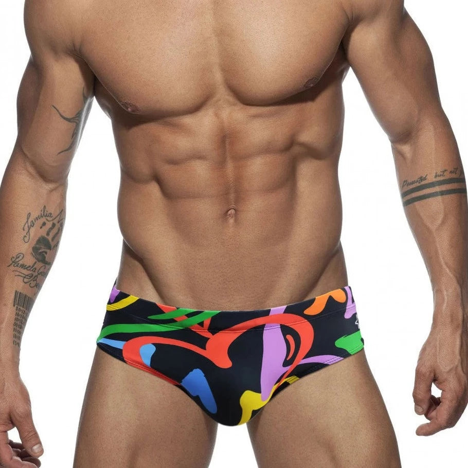 Men's Heartbeat Swim Briefs