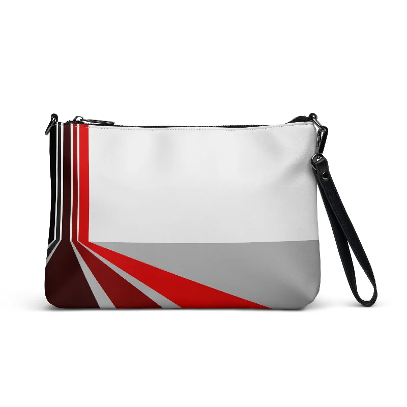 Modern Red Lines Purse Handbag