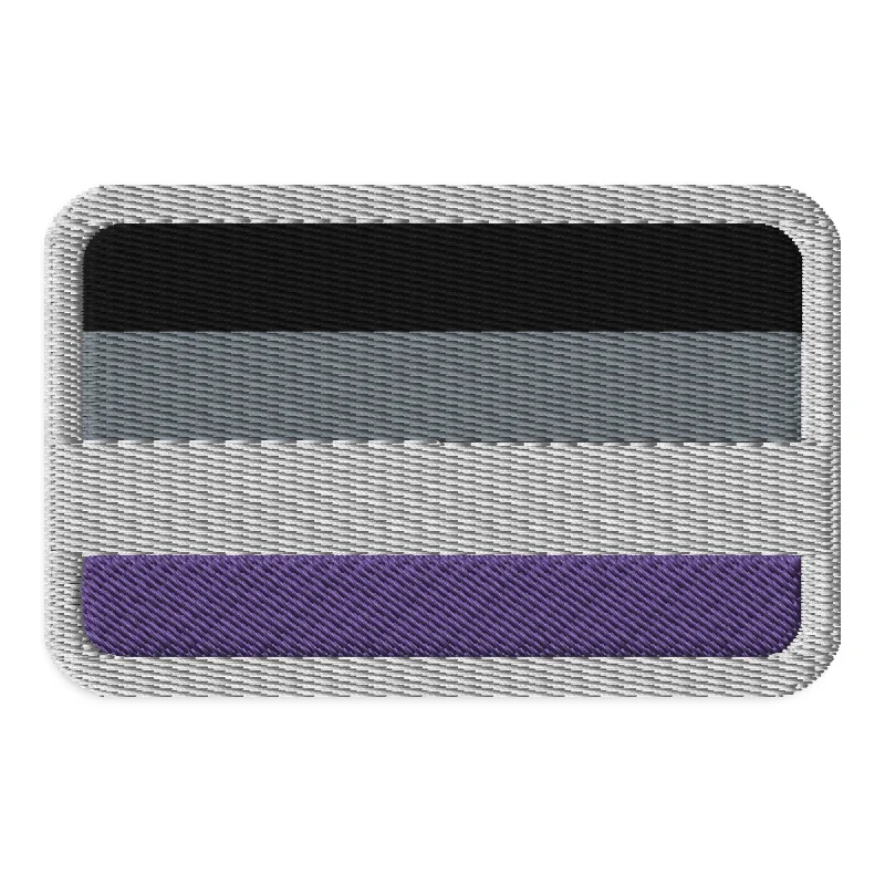 Asexual Ace Pride Flag Embroidered Patch