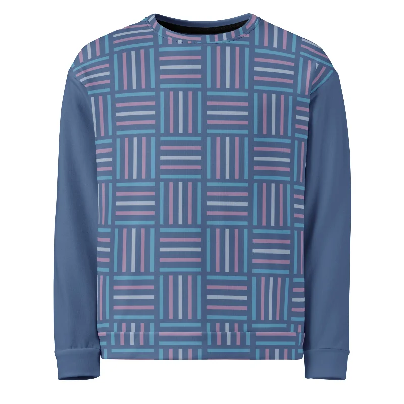 Hoodies with rainbow stripes and love messages--Transgender Pride Flag Sweater