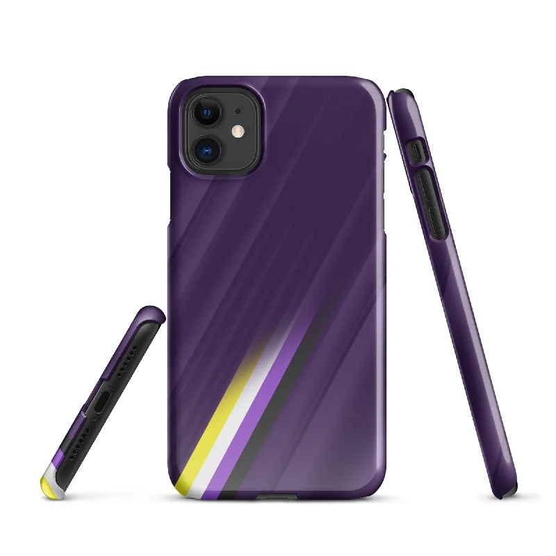 Non Binary iPhone® Diversity Bandera Cover