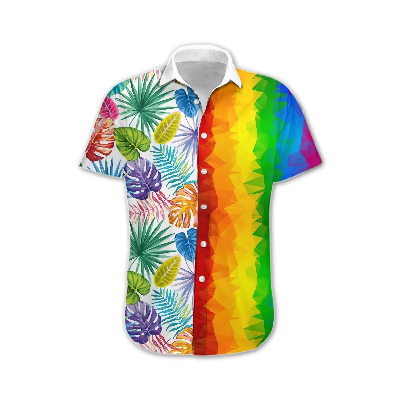 Affordable plus size graphic pride t-shirts online--Transgender Shirt 3D Hawaiian, Awesome Lgbt Low Poly Design Hawaiian Shirt Affordable plus size graphic pride t-shirts online--Transgender Shirt 3D Hawaiian, Awesome Lgbt Low Poly Design Hawaiian Shirt