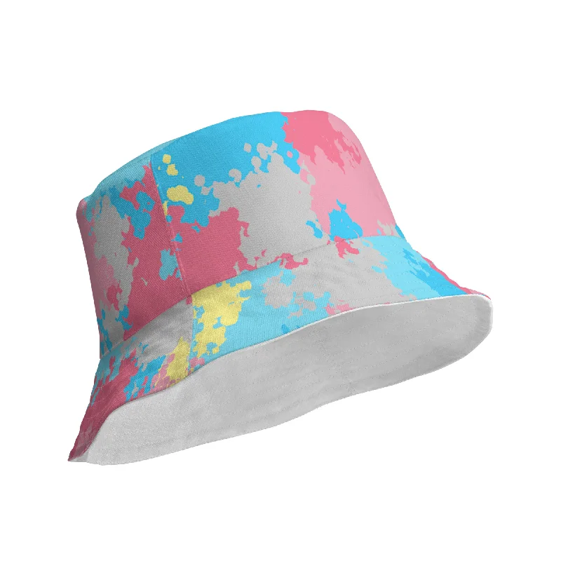 Genderflux Pride Reversible Bucket Hat - Camo