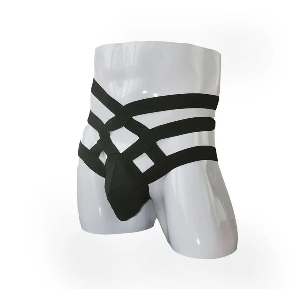 Gay Men's Triple Bandage Jockstrap