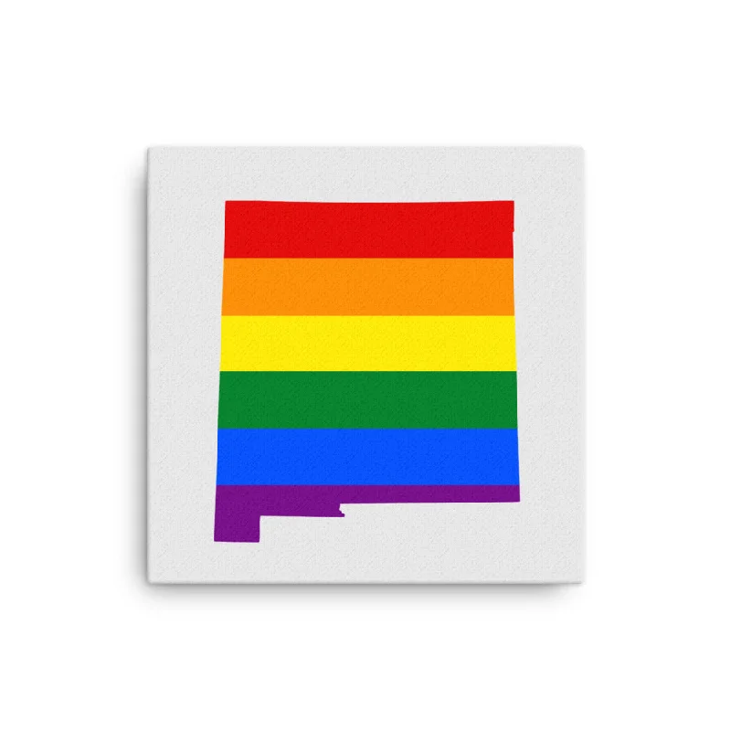 New Mexico LGBTQ Pride Canvas Wall Art