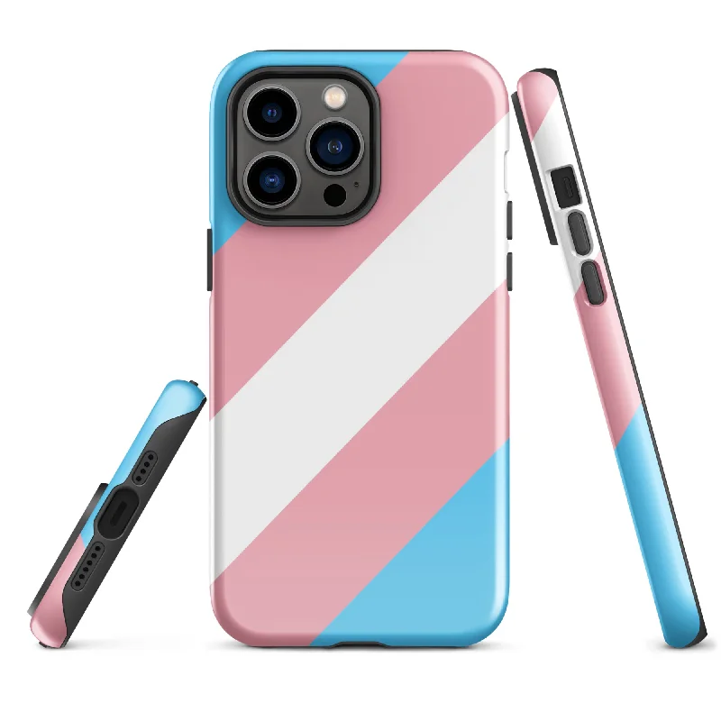 Transgender Trans Pride Tough Cell Phone Case for Apple iPhone