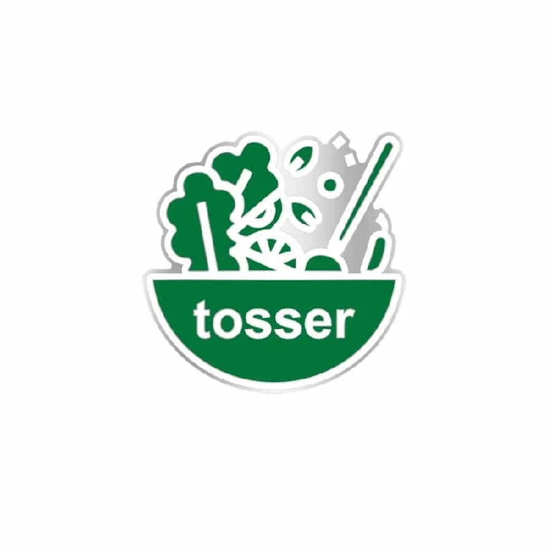 Tosser enamel pin