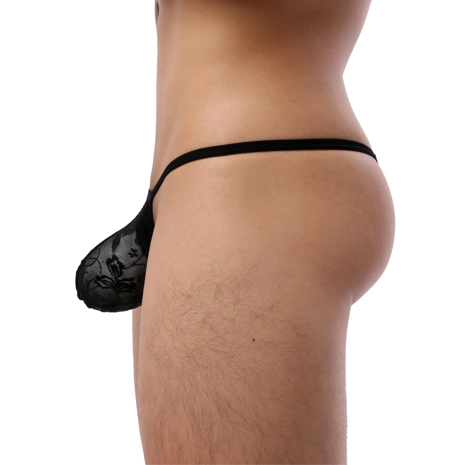 Men’s Lace Bulge Blossom G-String