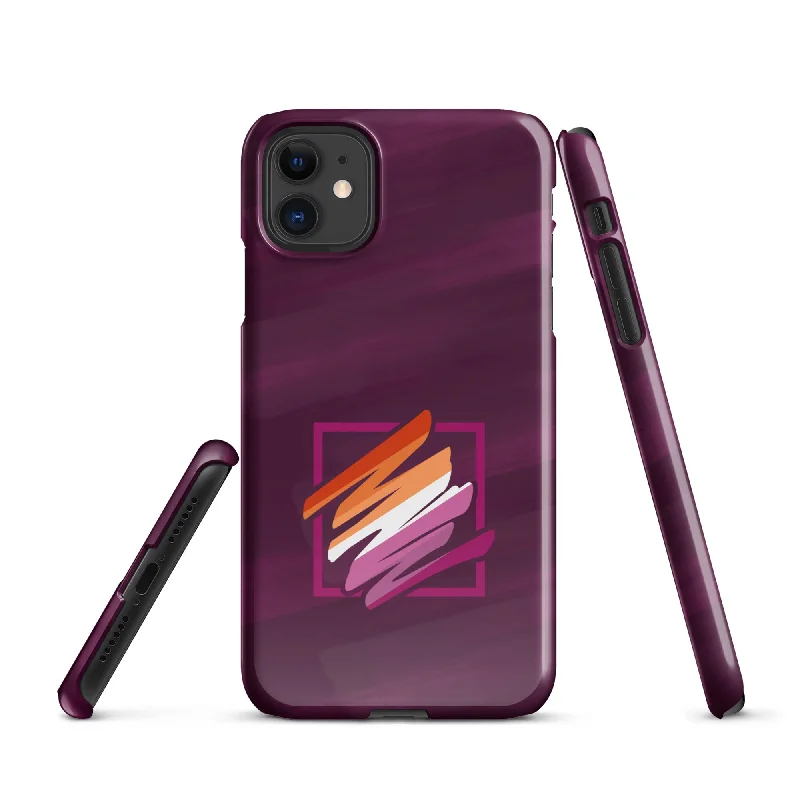 Purple Lesbian Pride iPhone® Case