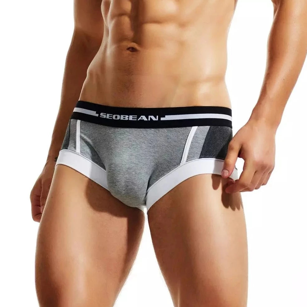 SEOBEAN Men's Basic Boxer Briefs