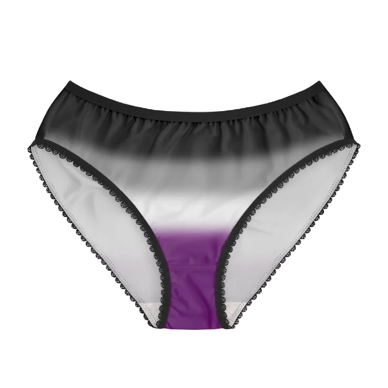 Asexual Ace Pride Women's Bikini Brief Panties