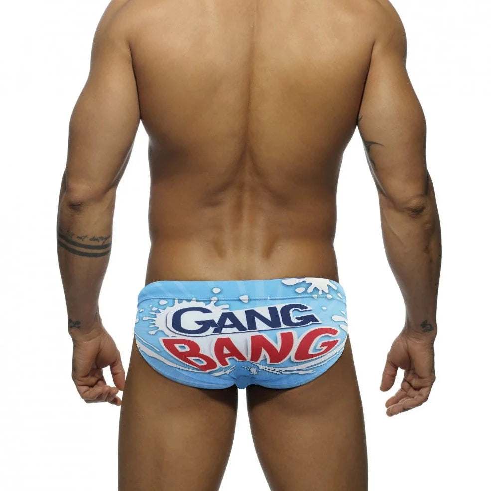 Men's GANG BANG Swim Briefs