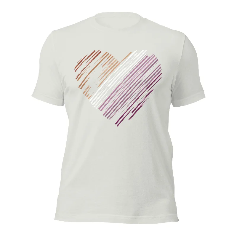 Soft breathable graphic tees for outdoor pride festivals--Inclusive Versatile Lesbian Crewneck
