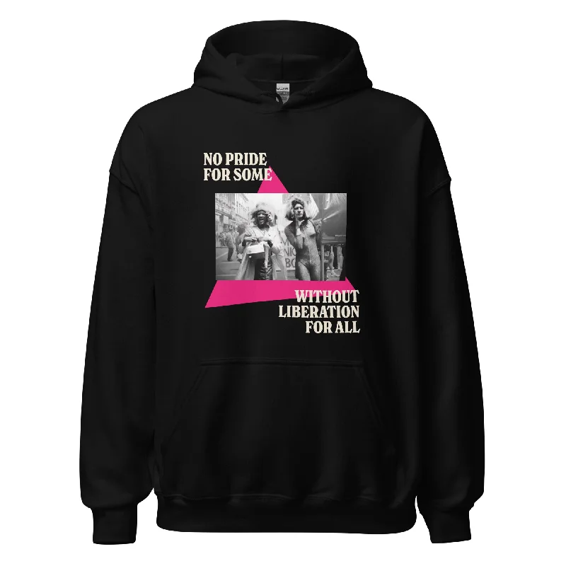 Hoodies with colorful equality and love prints--No Pride For Some Without Pride Liberation For All Unisex Hoodie Hoodies with colorful equality and love prints--No Pride For Some Without Pride Liberation For All Unisex Hoodie