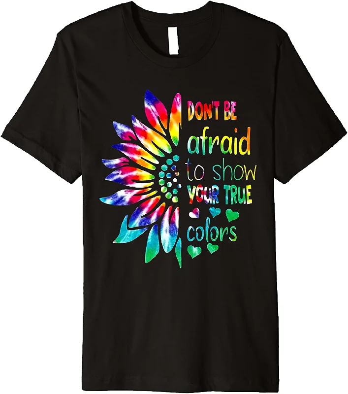 LGBT Pride Vintage T-Shirt, Don't Be Afraid To Show Your True Color, Gift For Lesbian LGBT Pride Vintage T-Shirt, Don't Be Afraid To Show Your True Color, Gift For Lesbian