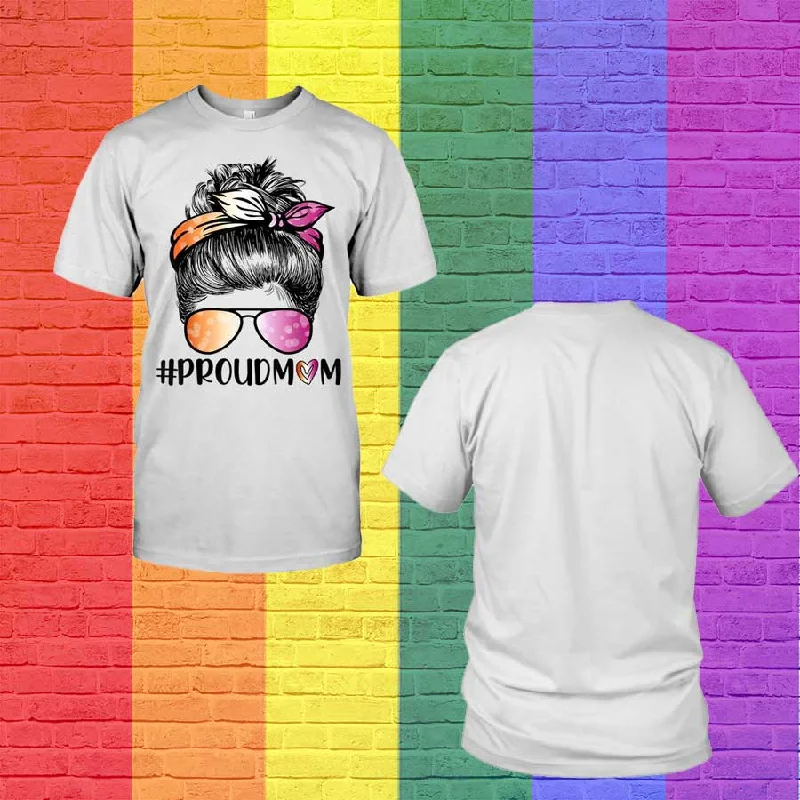 Lesbian Mom Shirts, Messy Bun Proud Mom Pride Momlife Lesbian Gay Moms Lgbt T Shirt, Gift For Lesbian Mom Lesbian Mom Shirts, Messy Bun Proud Mom Pride Momlife Lesbian Gay Moms Lgbt T Shirt, Gift For Lesbian Mom