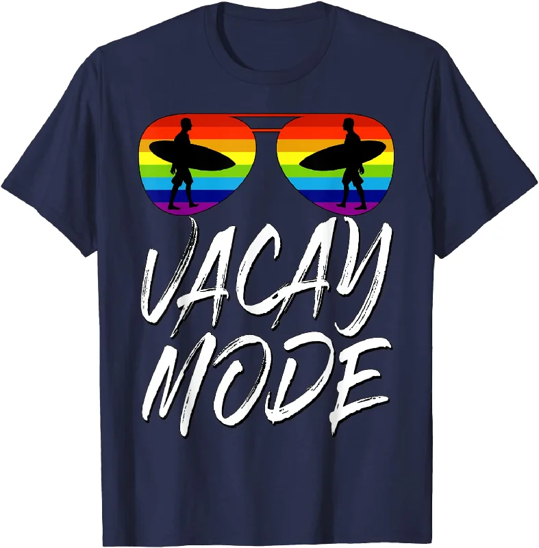 Vacation Summer Pride T Shirt, Cruise LGBT Flag Gay Vacay T-Shirt, Cruise Gay Shirt