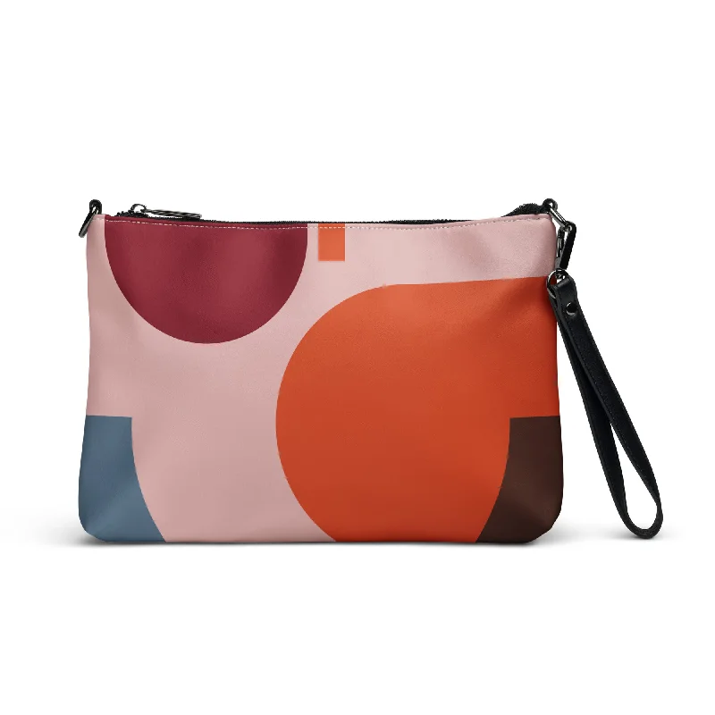 Abstract Mod Shapes Purse Handbag
