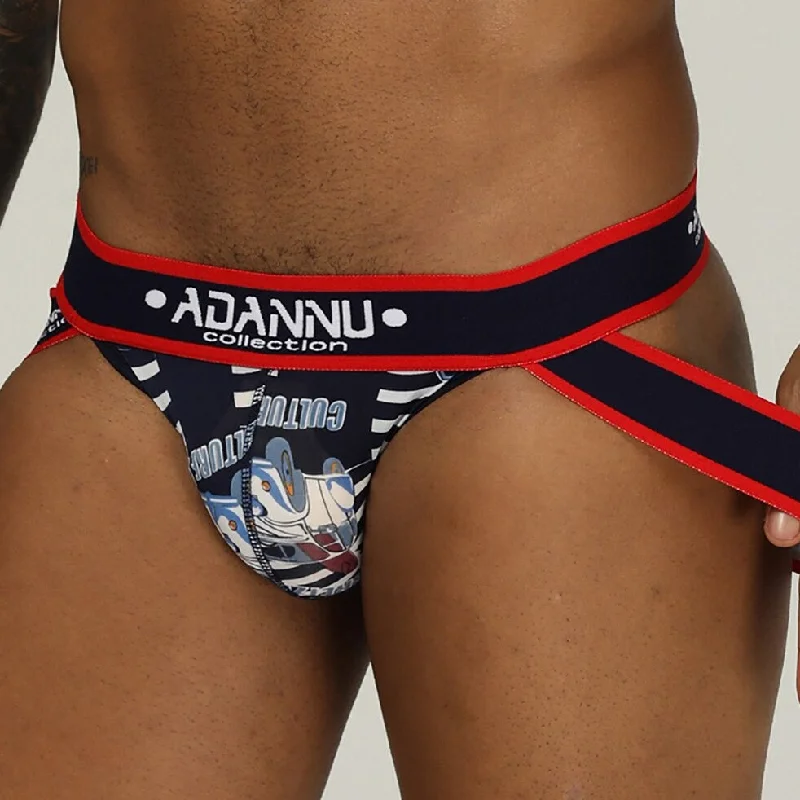 Men's Vibrant Pattern Print Gay Jockstrap