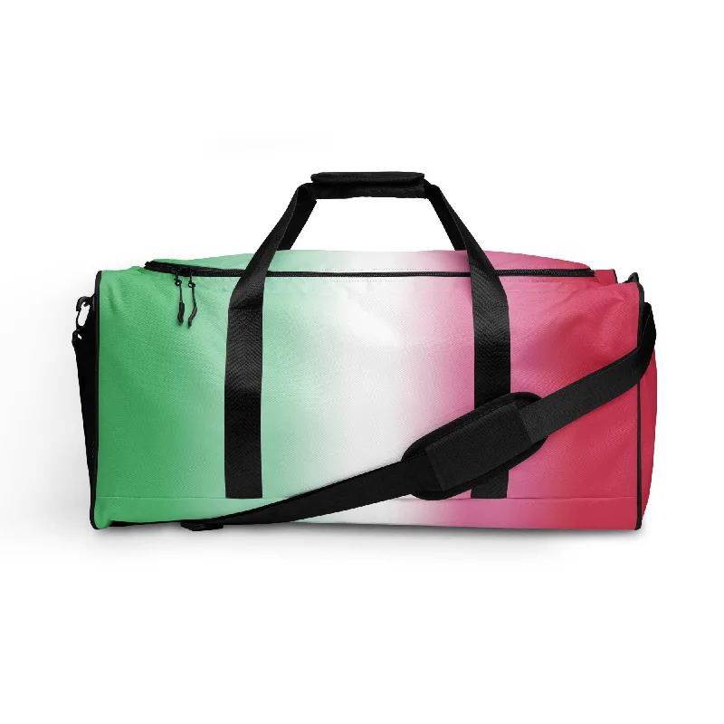 Abrosexual Pride Weekender Duffle Bag in Ombre