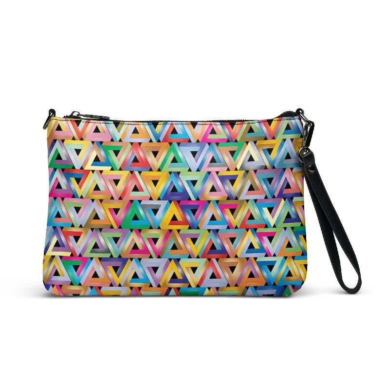 Rainbow Triangle Penrose Purse Handbag