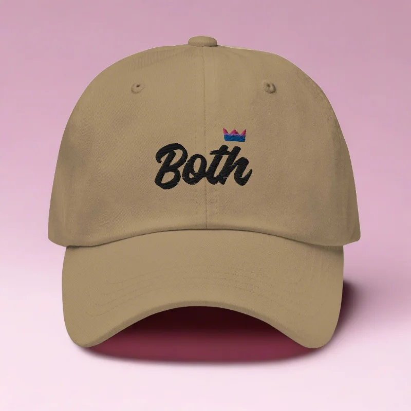 Both Bisexual Pride Royalty Crown Dad hat