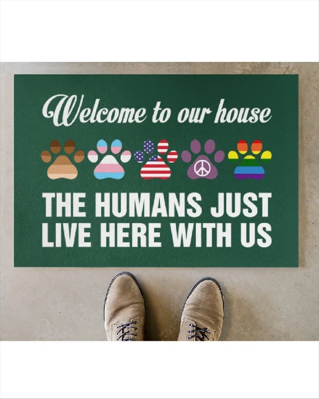 Transgener Lgbtq Doormat, Welcome Pride Mat, Gay Door Mat, Lesbian Outdoor Mat