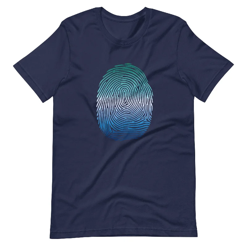 Gay Mens MLM Pride Identity Fingerprint Shirt