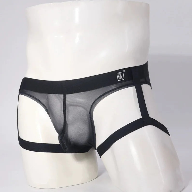 Men’s Sheer Garter Brief