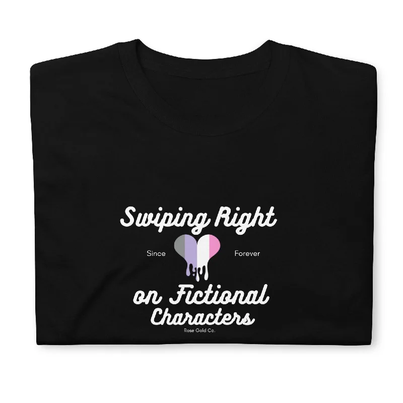 Lightweight graphic tees for summer pride events--Cupioromantic Fictional Character Short-Sleeve Unisex T-Shirt Lightweight graphic tees for summer pride events--Cupioromantic Fictional Character Short-Sleeve Unisex T-Shirt