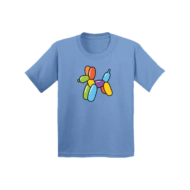 Graphic pride t-shirts with subtle allyship messages--Rainbow Balloon Dog - Kids Tee Shirt Graphic pride t-shirts with subtle allyship messages--Rainbow Balloon Dog - Kids Tee Shirt