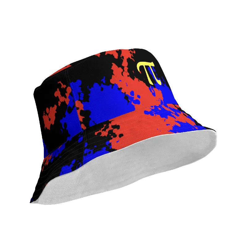 Polyamorous Polyamory Pride Reversible Bucket Hat - Camouflage