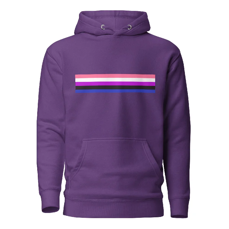 Genderfluid Pride Flag Hoodie