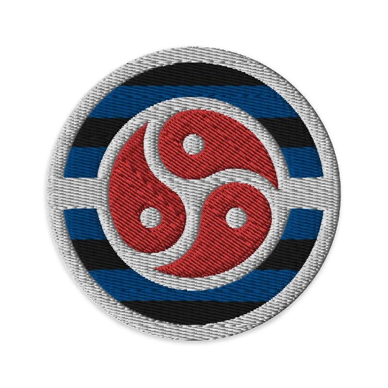 BDSM Symbol Circle Embroidered Patch