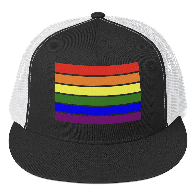 LGBTQ Pride Flag Trucker Cap