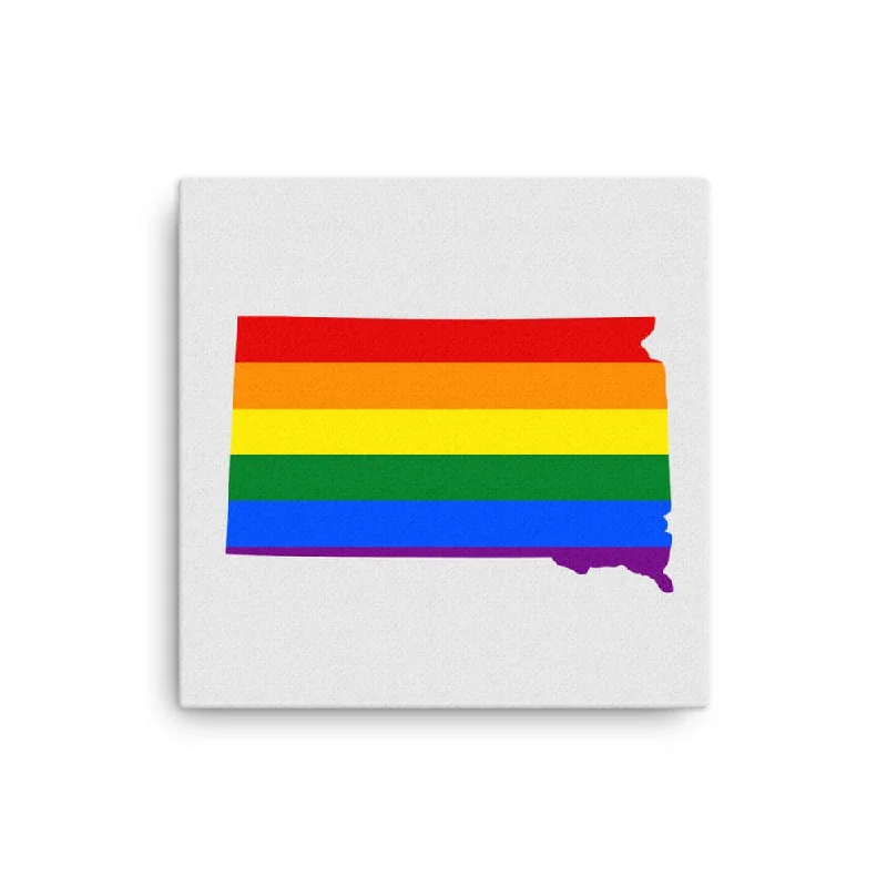South Dakota LGBTQ Pride Canvas Wall Art