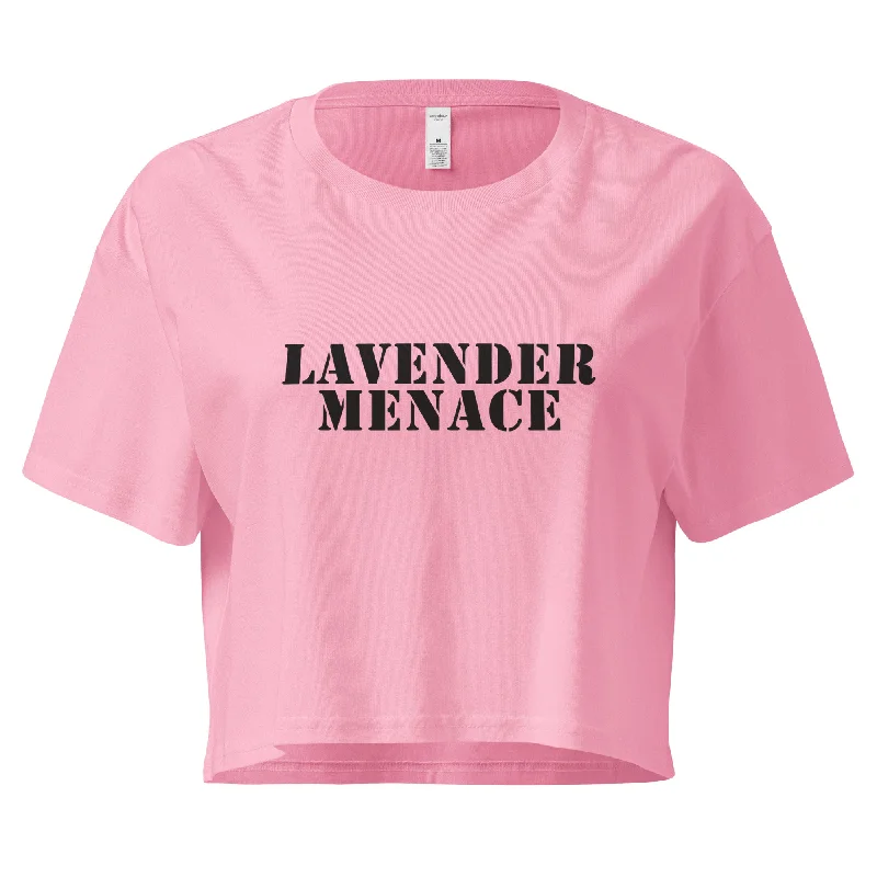 Lavender Menace Unisex Crop Top