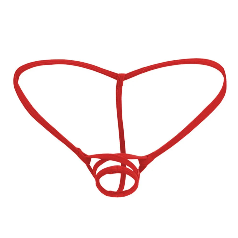 Men’s Bondage Cock Ring Thong
