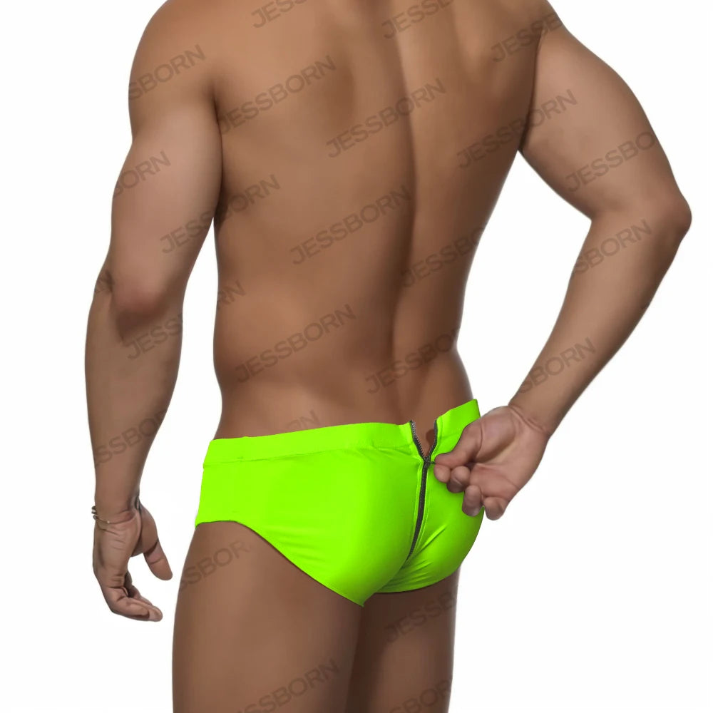 Men's Unzip Me Daddy Swim Briefs