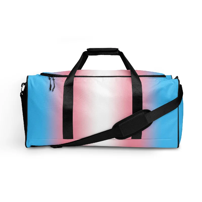 Transgender Trans Pride Duffel Bag - Ombre
