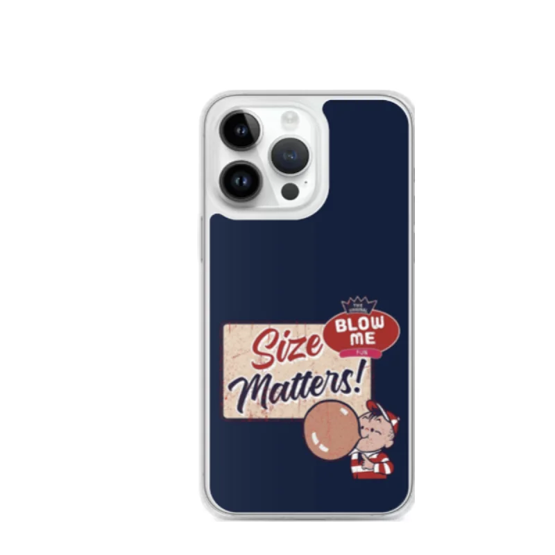 Size Matters Apple iPhone Cell Phone Case