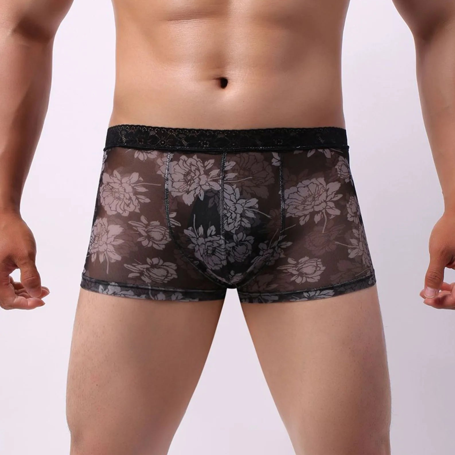 Men’s Lust in Bloom Floral Lace Boxers